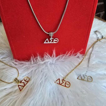 Delta Sigma Greek Letter Croc Charms Delta Sigma Theta Shoe Charms