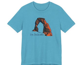 Delicaat T-shirt met boog | National Park Utah Arches grafisch T-shirt