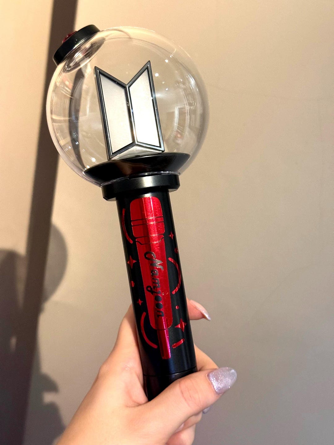Bangtan Member Microphone Decal - Version 4/SE Lightstick (back of ...