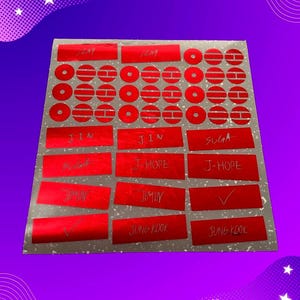 Sticker Bangtan Tour - Version 4/SE Lightstick (arrière de la poignée)