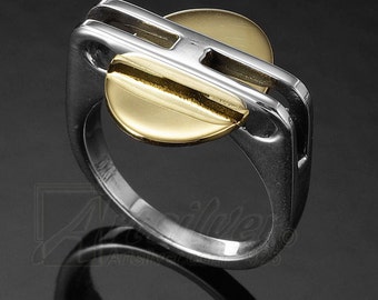 Mechanical Motion Ring With Turning Wheel - Ks151sg - Etsy