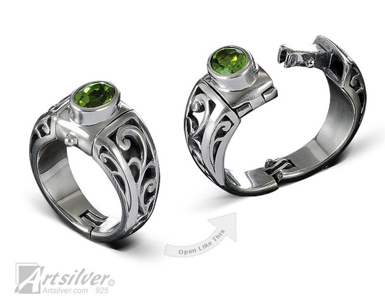 Arthritis Rings Expandable Filigree Ring Hinged