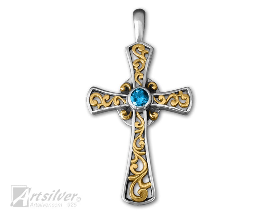 Collana Donna Con Ciondolo Croce Quadrifoglio In Argento Sterling 925 - Gioiello Significativo, Idea Regalo - 3