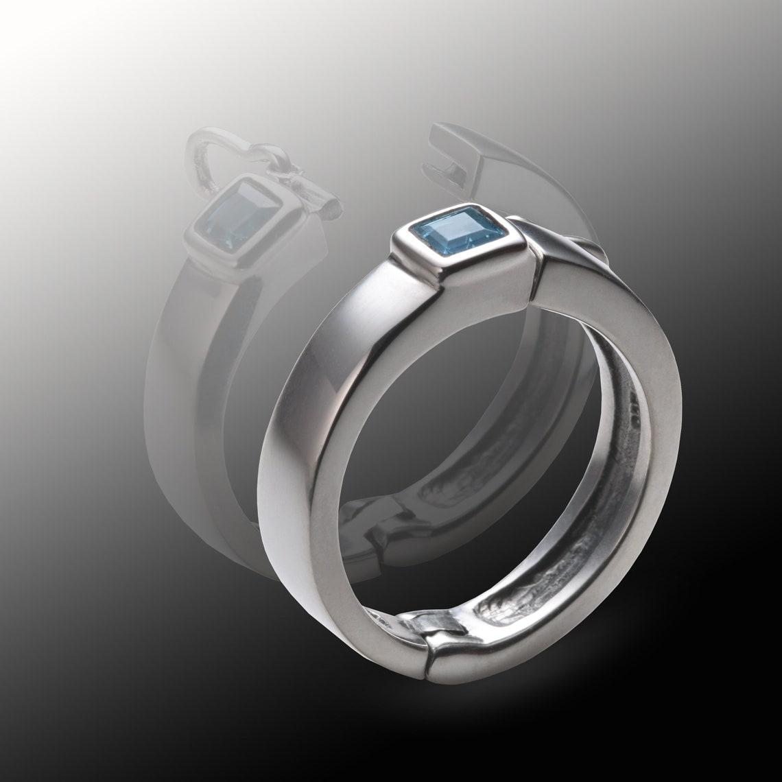 Classic & Simple Hinged Wedding Band Arthritis Ring Sterling Etsy