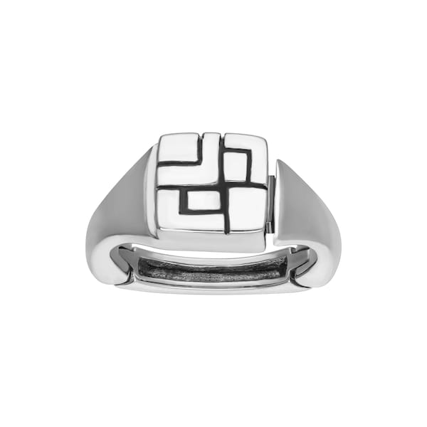 Arthritis Ring | Unisex Minimalist Arthritis Ring | Modern Geometric Motif