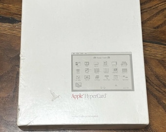 Vintage Macintosh Apple HyperCard M0556-systeem