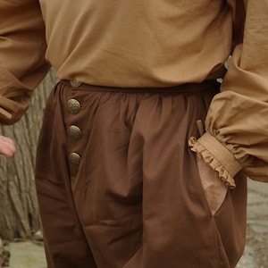 Men's Custom Linen Renaissance Venetian Trousers