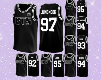 Custom Basketball Jersey Personalized Name Number BTS  Fan Lovers Players for Adult 2026 Concert Jersey BTS Fan Kpop Fan Gift for Girl Women