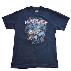 Harley Davidson Hanes Beefy T Shirt - Etsy