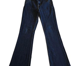 Y2K 2000s Grunge Acid Wash Front and Back Faded Jeans Sz S/M - Etsy