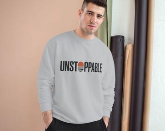 Unstoppable Sun Logo Sweatshirt | Motivational Athletic Crewneck