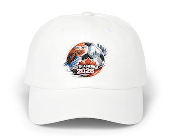 Soccer Ball Brushstroke North America 2026 Dad Cap