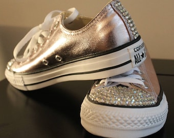 rhinestone converse sneakers