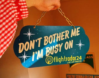 FlightRadar24   - hanging sign