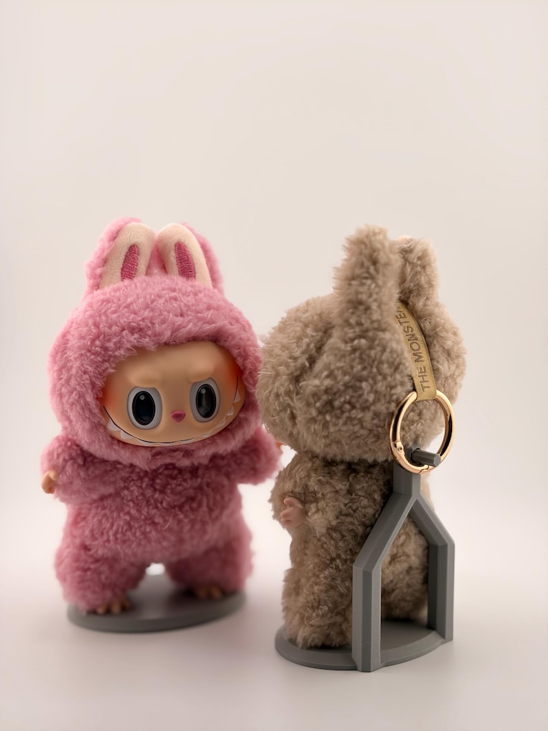 Labubu Doll Stand - 3D Printed PLA Plastic Display image 2