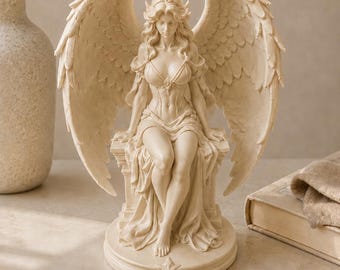Greek Angel Statue | Winged Mythology Sculpture | Classical Home Decor | Guardian Angel Figurine | Divine Feminine