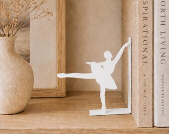 Bookend for Book Lovers | Elegant Bookshelf Decor | Ballerina Book Stop | Housewarming Gift