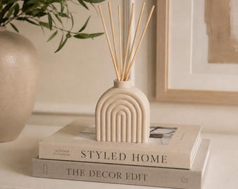 Reed Diffusor Halter | Moderne Aromatherapie Neutral Home Decor | Moderner Raumduft