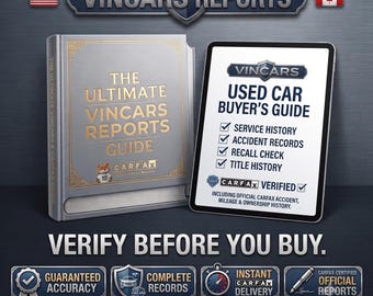 中古車購入ガイド | 米国およびカナダのVINチェック（PDFダウンロード）