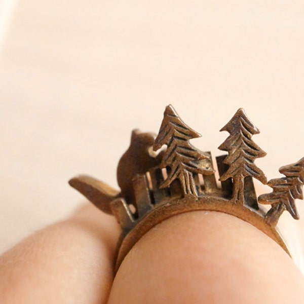 Set for 2, In the Forest Ring (Size 6)