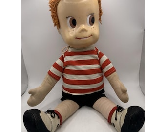 Vintage 1960 Matty The Mascot Talking Mattel Yacker Plush Doll