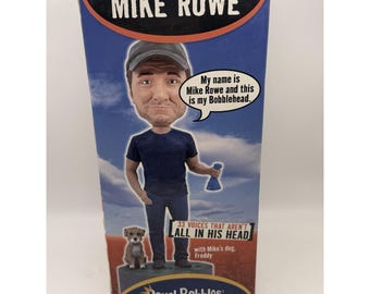 Mike Rowe Talking Bobble Head Royal Bobbles Limited Edition 2014 Figure RARE New
