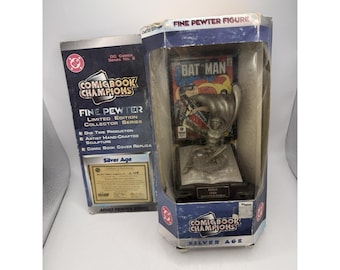 comic book champions collection 1996 robin fine pewter figure limited edition...