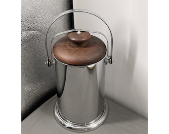 Manning Bowman Art Deco Chrome Ice Bucket