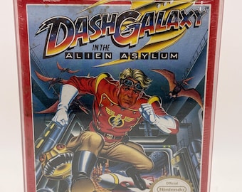SEALED NEW Dash Galaxy in the Alien Asylum NES Nintendo Game