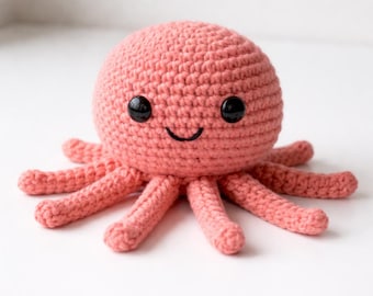 Crochet Octopus Cable Organizer Pattern, Beginner Amigurumi (PDF Download)