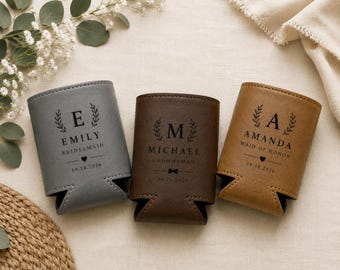Personalized Wedding Can Cooler | Custom Wedding Favor | Can Coolers | Personalized Can Holders | Personalized Beer Huggers | Wedding favors