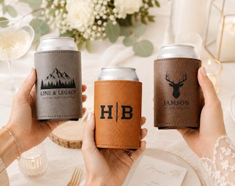 Personalized Wedding Can Cooler | Custom Wedding Favor | Can Coolers | Personalized Can Holders | Personalized Beer Huggers | Wedding favors