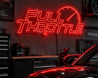 Custom Garage Neon Signs, Personalized Man Cave Decor, LED Workshop Sign, Unique Garage Wall Art, Birthday & Christmas Gift for Him