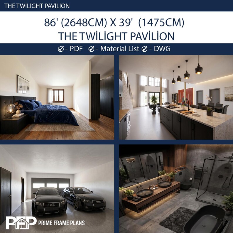 Autocad Report.pdf 86x39 Barndominium Plans | 5 Bedroom Modern Barn House Floor Plans ...