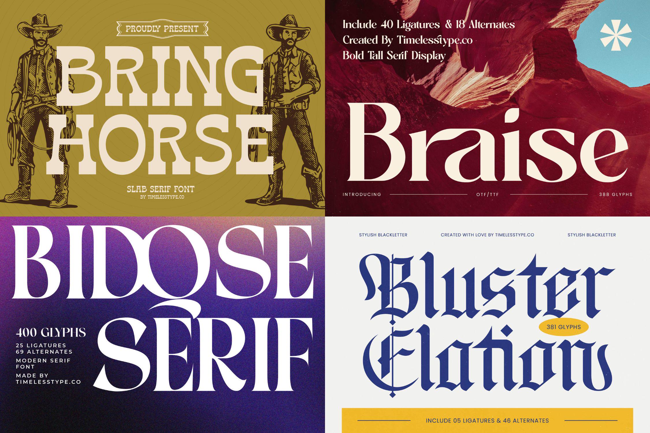 Mega Impact Font Bundle – 50 Elegant Fonts for Branding & Logos - Etsy