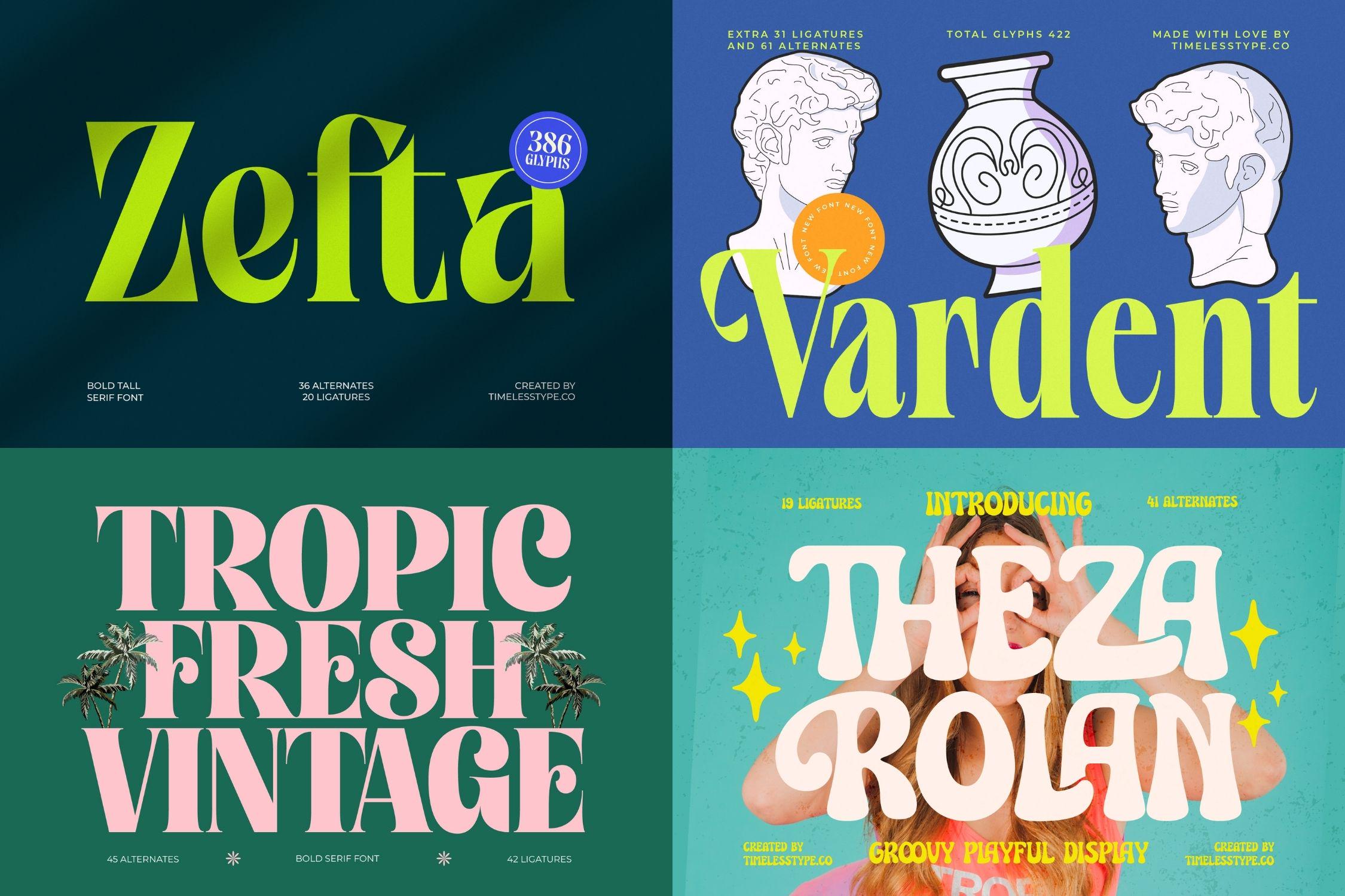Mega Impact Font Bundle – 50 Elegant Fonts for Branding & Logos - Etsy