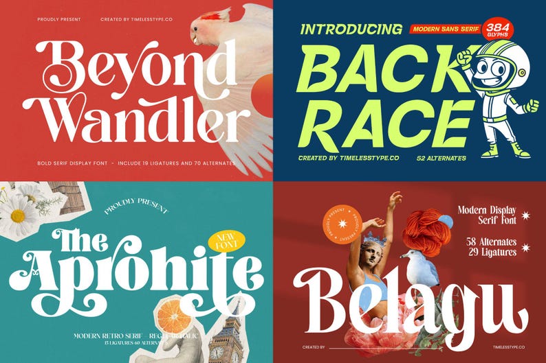 Mega Impact Font Bundle – 50 Elegant Fonts for Branding & Logos - Etsy
