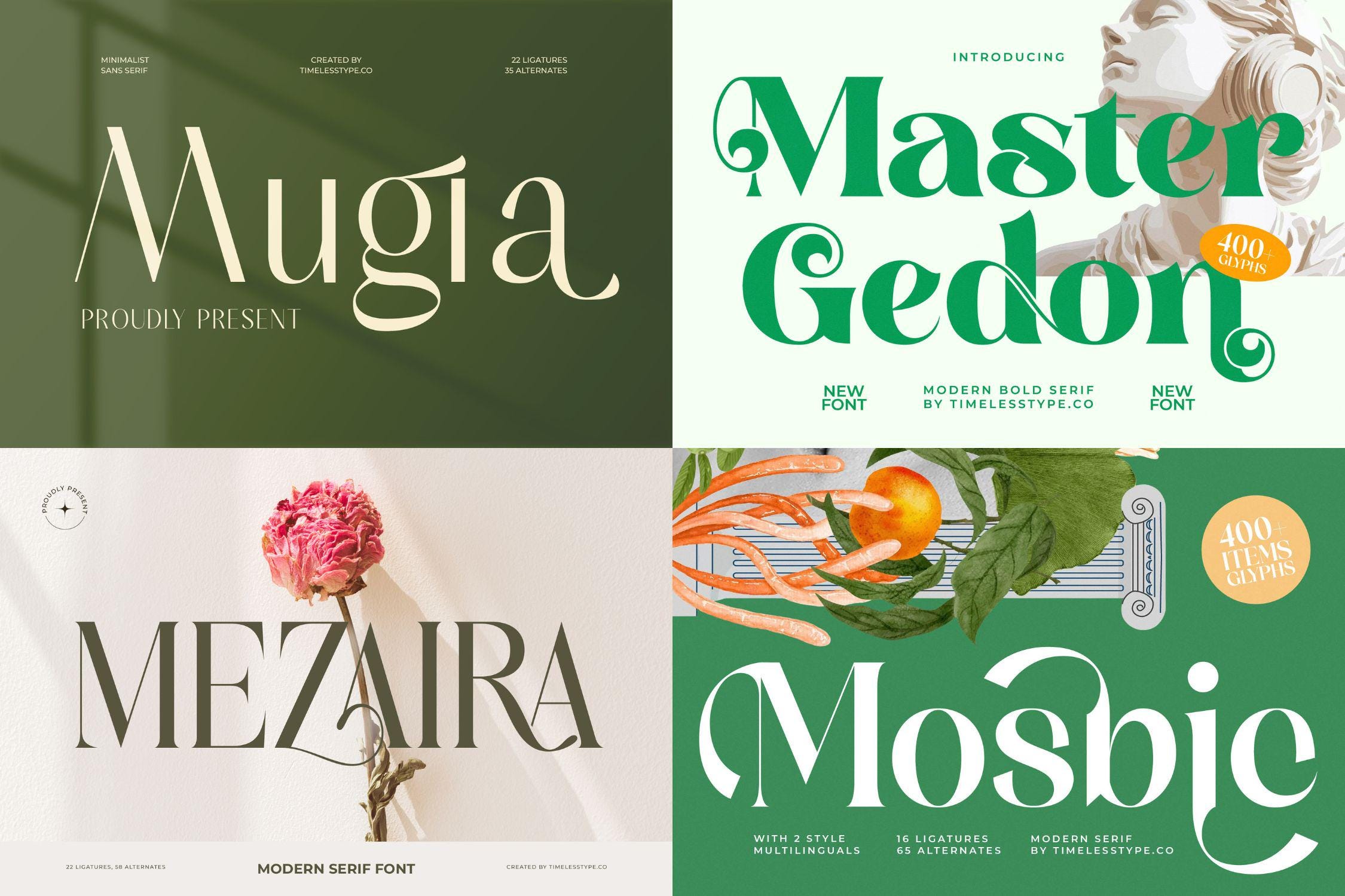 Mega Impact Font Bundle – 50 Elegant Fonts for Branding & Logos - Etsy