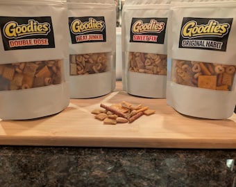 Paquete variado de Chex Mix Gourmet – 4 sabores intensos, mezcla de snacks horneados (454 g) / Goodies