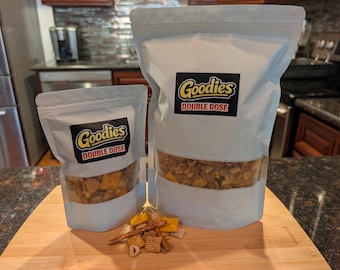 Mezcla Chex Dulce y Picante – Mezcla de snacks horneados de 454 g, combinación de sabores intensos / Doble dosis de Goodies