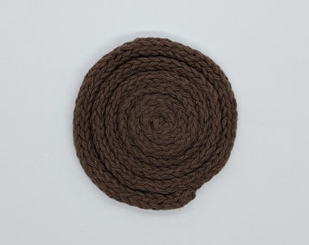 SALE! Handknit Chocolate Brown Coaster