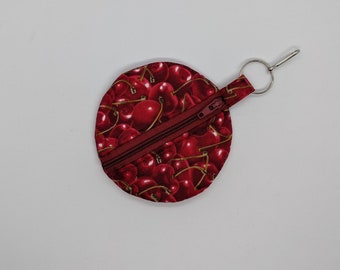 Pochette pour écouteurs très cerise