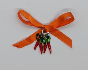 Marqueurs de point de verre Chili Pepper (Ensemble de 4)
