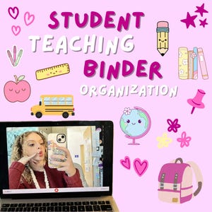 Student Teaching Binder Organization System PDF | Binder Covers & Dividers + Weekly Gradual Release Schedule