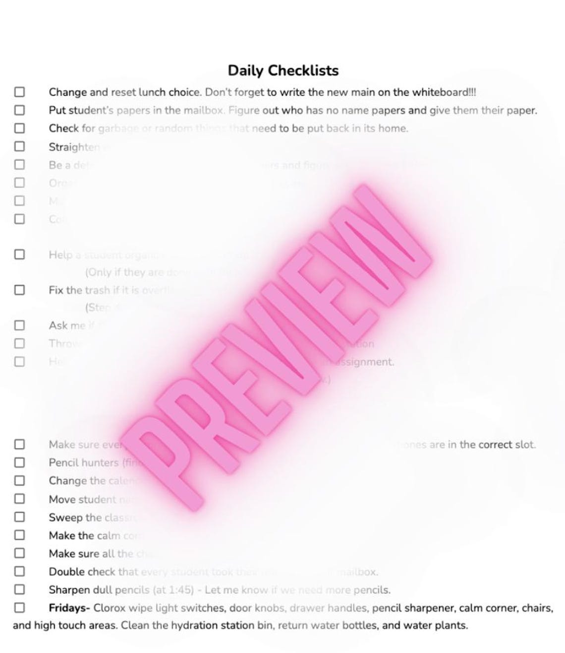 Early Finisher Checklist PDF | Fast Finisher Activities | Classroom ...