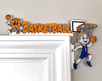 Esquina de puerta de baloncesto imprimible en 3D • Decoración de habitación de niña (descarga STL + 3MF)