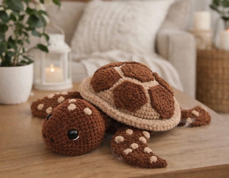 Crochet Turtle Pattern, Sea Amigurumi Plushie (PDF Download) - Etsy