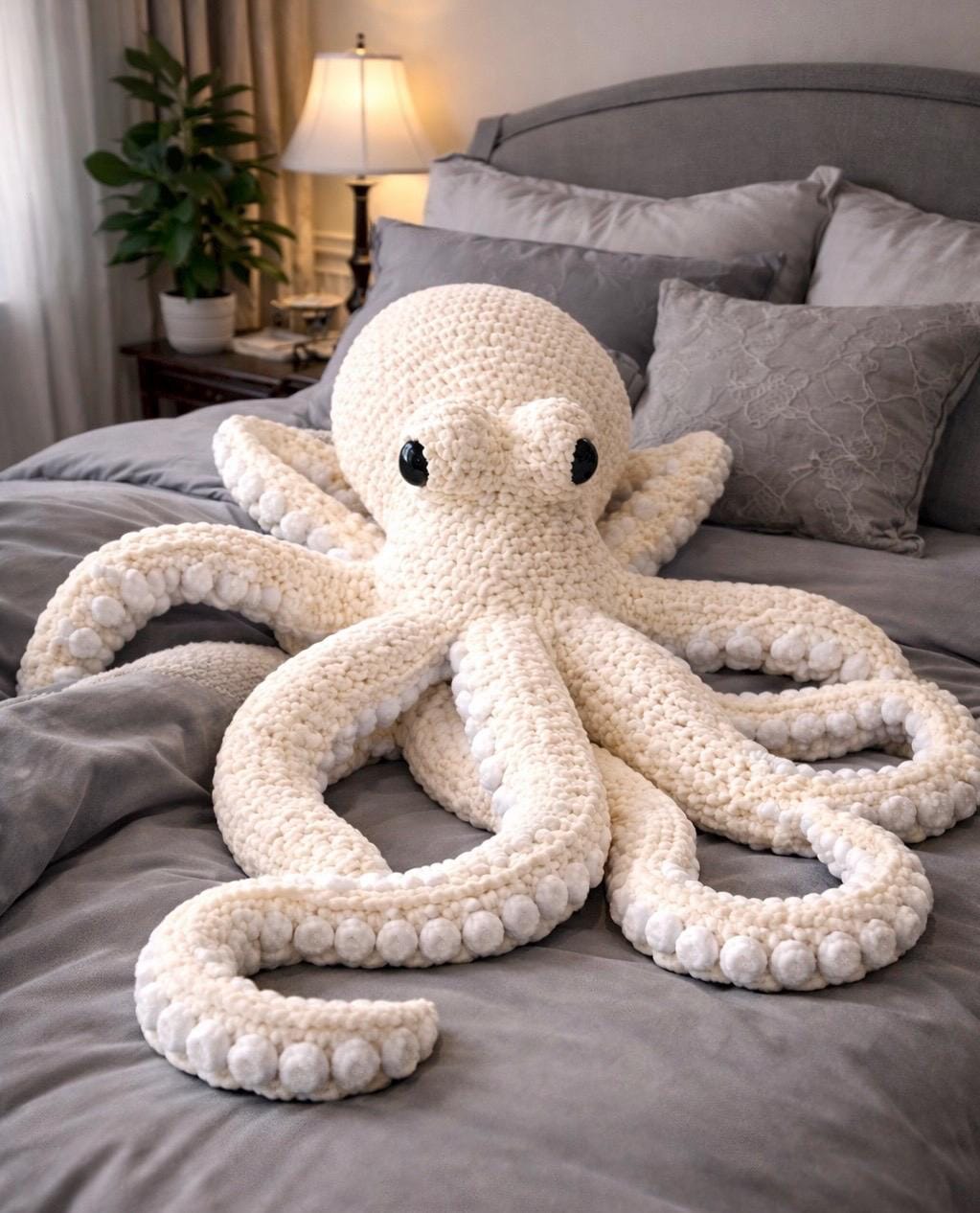 30 Giant Octopus Crochet Patterns for Plush Ocean Decor and Amigurumi Play 3 Giant Octopus Crochet Pattern PDF | Large Amigurumi Plush Octopus Toy
