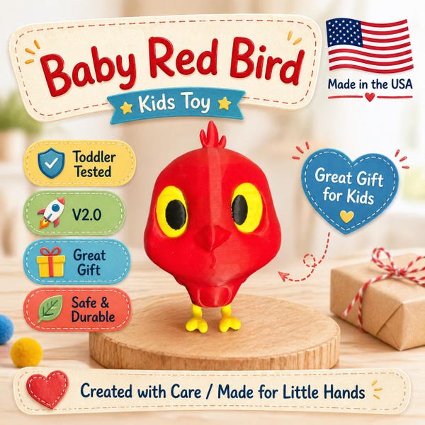 Baby Red Bird Toy, Mickey Mouse Clubhouse Fan Art, Toddler Playtime Fun