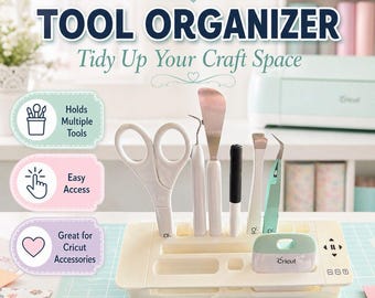 Cricut-Werkzeug-Organizer-Halter: USA Made Craft Space Tidy Display